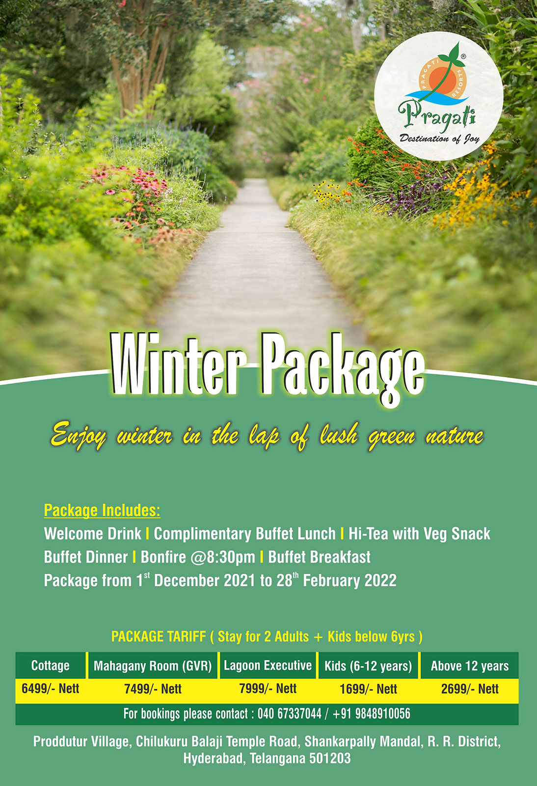Winter Package in Hyderabad